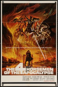 6h0564 4 HORSEMEN OF THE APOCALYPSE 1sh 1961 incredible & striking artwork by Reynold Brown!