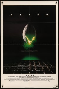 6h0580 ALIEN NSS style 1sh 1979 Ridley Scott outer space sci-fi monster classic, cool egg image!