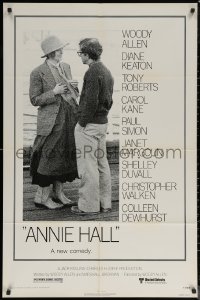 6h0604 ANNIE HALL revised 1sh 1977 full-length Woody Allen & Diane Keaton, a new comedy!