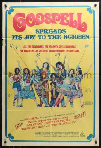 6h0273 GODSPELL Aust 1sh 1973 David Greene classic religious musical, great cast portrait!