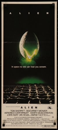 6h0319 ALIEN Aust daybill 1979 Ridley Scott outer space sci-fi monster classic, cool egg image