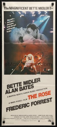 6h0500 ROSE Aust daybill 1797 different images of Bette Midler in an unofficial Joplin biography!