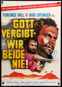 6h0206 GOD FORGIVES I DON'T German 1969 they call gunslinger Terence Hill Pretty Face!