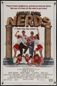 6h1287 REVENGE OF THE NERDS 1sh 1984 Robert Carradine & Anthony Edwards get even with jocks!