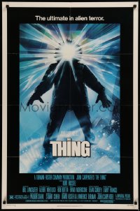 6h1450 THING 1sh 1982 John Carpenter classic horror, Struzan art, new credit studio style!