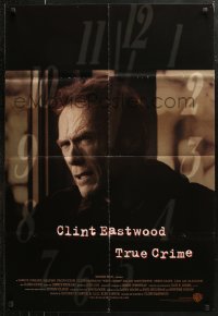 6h1479 TRUE CRIME int'l 1sh 1999 great close up of director & journalist Clint Eastwood!