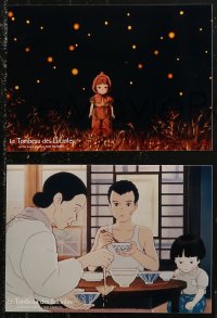 6h0100 GRAVE OF THE FIREFLIES 5 French LCs 1996 Hotaru no haka, young brother & sister anime!