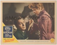 6m0110 GASLIGHT LC 1944 Ingrid Bergman tells Charles Boyer the knife is a figment of her poor mind!