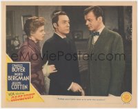 6m0108 GASLIGHT LC 1944 Charles Boyer wants Joseph Cotten to leave him & Ingrid Bergman alone!