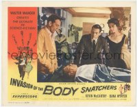 6m0127 INVASION OF THE BODY SNATCHERS LC 1956 McCarthy, Wynter & Donovan discover dead clone body!