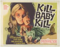 6m0149 KILL BABY KILL TC R1969 Mario Bava's Operazione Paura, creepy little girl killer with doll!