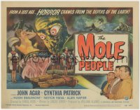 6m0170 MOLE PEOPLE TC 1956 from a lost age, horror crawls from the depths of the Earth, great art!