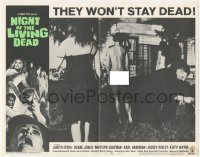 6m0185 NIGHT OF THE LIVING DEAD LC #8 1968 most desirable card showing naked female zombie attack!