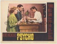 6m0190 PSYCHO LC #4 1960 Alfred Hitchcock, Vera Miles & John Gavin at Bates motel w/Anthony Perkins!