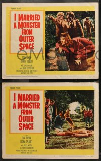 6m0248 I MARRIED A MONSTER FROM OUTER SPACE 8 LCs 1958 Talbott's husband Tom Tryon is an alien!