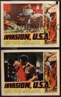 6m0261 INVASION U.S.A. 6 LCs 1952 New York topples, San Francisco in flames, Boulder Dam destroyed!