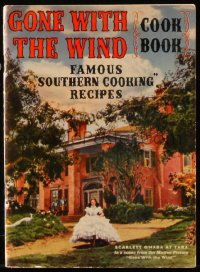 6p0494 GONE WITH THE WIND softcover book 1940 cook book with famous southern cooking recipes!