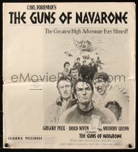 6p0864 GUNS OF NAVARONE pressbook 1961 Gregory Peck, David Niven & Anthony Quinn by Howard Terpning!