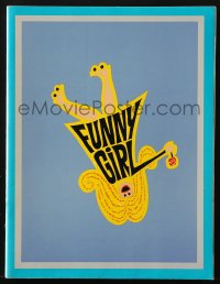 6p1009 FUNNY GIRL souvenir program book 1969 Barbra Streisand, Omar Sharif, William Wyler!