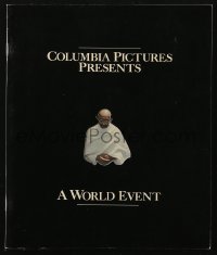 6p1010 GANDHI world premiere souvenir program book 1982 Ben Kingsley as The Mahatma, die-cut cover!