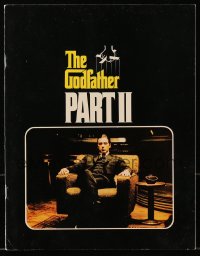 6p1013 GODFATHER PART II souvenir program book 1974 Al Pacino, Francis Ford Coppola classic sequel!