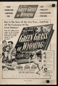 6p0822 GREEN GRASS OF WYOMING pressbook 1948 Peggy Cummins, Charles Coburn, Robert Arthur!