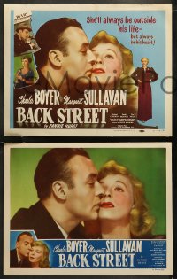 6r0651 BACK STREET 8 LCs R1949 Charles Boyer & Margaret Sullavan's love lived in the shadows!