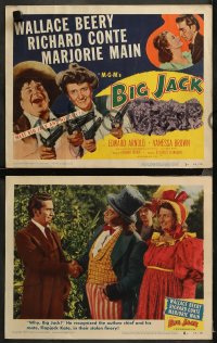 6r0657 BIG JACK 8 LCs 1949 Wallace Beery & Marjorie Main, Richard Conte, Edward Arnold!