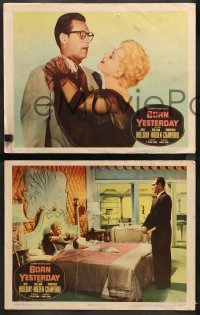 6r0898 BORN YESTERDAY 7 LCs 1951 great images of Judy Holliday, William Holden & Broderick Crawford!