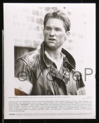 6r0602 BACKDRAFT presskit w/ 4 stills 1991 Kurt Russell, William Baldwin, directed by Ron Howard!