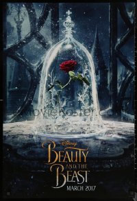 6s0943 BEAUTY & THE BEAST teaser DS 1sh 2017 Walt Disney, great image of The Enchanted Rose!