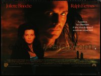 6s0633 WUTHERING HEIGHTS DS British quad 1992 Juliette Binoche, Ralph Fiennes!