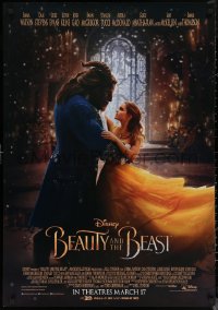 6s0426 BEAUTY & THE BEAST advance DS Canadian 1sh 2017 Walt Disney, Emma Watson, all English design!