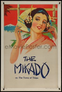 6s0234 MIKADO stage play English double crown 1930s Gilbert & Sullivan opera, art of pretty woman!