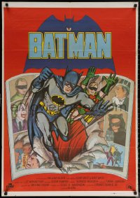 6s0562 BATMAN Spanish 1979 DC Comics, great art of Adam West & Burt Ward w/villains!