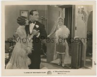 6w0271 LADIES OF THE NIGHT CLUB 8x10.25 still 1928 lady walks in on Ricardo Cortez & Barbara Leonard