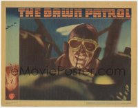 6w0874 DAWN PATROL LC 1938 best c/u of pilot Errol Flynn smiling big while flying his plane, rare!