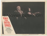 6w1186 PLAN 9 FROM OUTER SPACE linen LC #2 1958 c/u of Tor Johnson & Vampira, directed by Ed Wood!