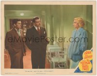 6w1191 POSTMAN ALWAYS RINGS TWICE LC #8 1946 John Garfield & Lana Turner may be accused of murder!