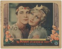 6w1198 PRIVATE LIFE OF HELEN OF TROY LC 1927 best romantic close up of Maria Corda & Ricardo Cortez!