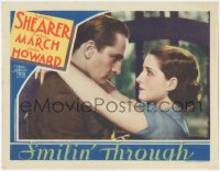 6w1290 SMILIN' THROUGH LC 1932 c/u of beautiful Norma Shearer & Fredric March, rare first release!