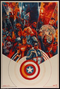 6x0163 MARVEL CINEMATIC UNIVERSE #2/25 24x36 art print 2018 Matt Taylor, Comic-Con