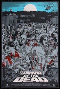 6x0531 DAWN OF THE DEAD #2/330 24x36 art print 2011 Mondo, art by Jeff Proctor, variant edition!