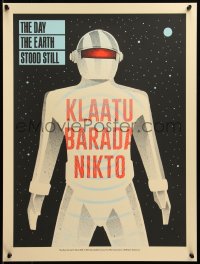 6x0533 DAY THE EARTH STOOD STILL #22/150 18x24 art print 2015 Mondo, Methane Studios, first edition!