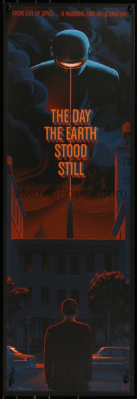 6x0532 DAY THE EARTH STOOD STILL signed #1/325 12x36 art print 2014 by Laurent Durieux, regular!