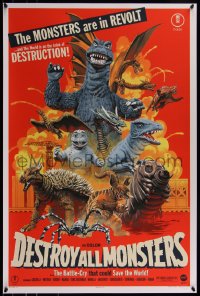 6x0552 DESTROY ALL MONSTERS #2/225 24x36 art print 2020 Mondo, art by Paul Mann, regular edition!