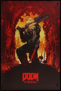 6x0577 DOOM #10/300 24x36 art print 2019 Mondo, Grzegorz Domaradzki, Doom Eternal, regular edition!