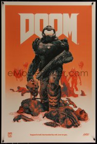 6x0576 DOOM #4/150 24x36 art print 2019 Mondo, art by Grzegorz Domaradzki, variant edition!