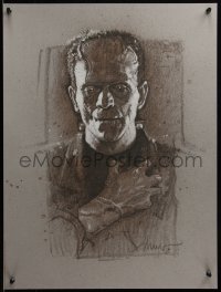 6x0733 FRANKENSTEIN #2/150 18x24 art print 2017 Mondo, close-up art of Karloff by Drew Struzan!