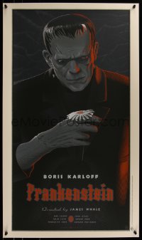 6x0727 FRANKENSTEIN #2/375 21x36 art print 2012 Mondo, art by Laurent Durieux, first edition!